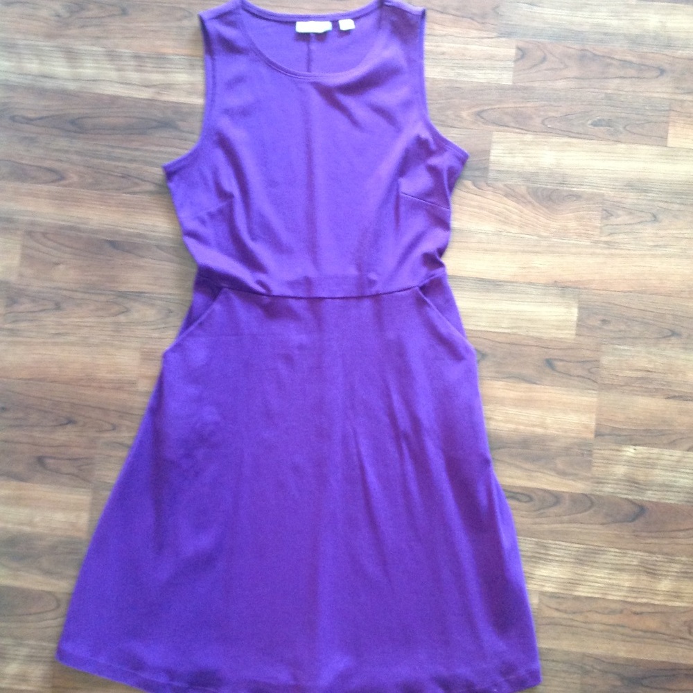 New York and Company Purple Flare dress